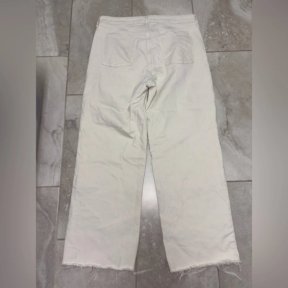 Old Navy Jeans Womens 16 Sky Hi Extra High Rise Wide Leg Secret Smooth Pockets - Picture 3 of 4